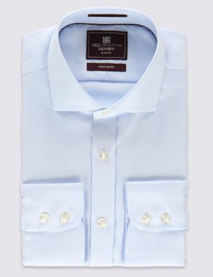 Pure Cotton Ultimate Slim Fit Non-Iron Twill Shirt